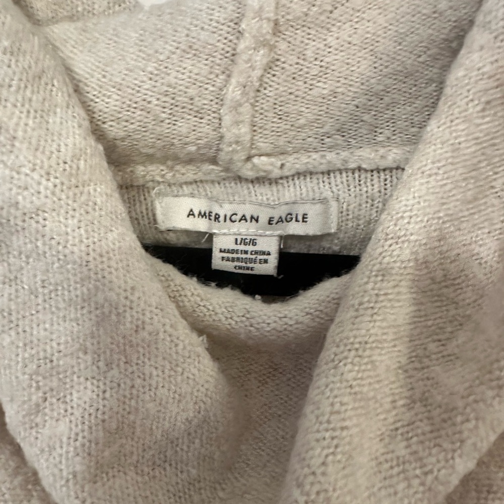 American Eagle Outfitters Cream Cowl Neck Sweater